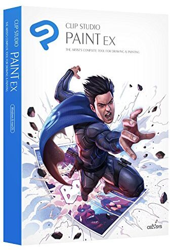 GRAPHIXLY CLIP STUDIO PAINT EX Version 1 Perpetual License for Microsoft Windows and MacOS