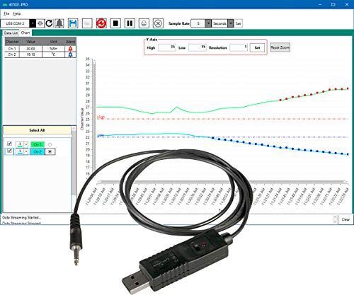 EXTECH 407001-PRO 407001-PRO Software Software per dispositivi di misurazione di  1 pz.