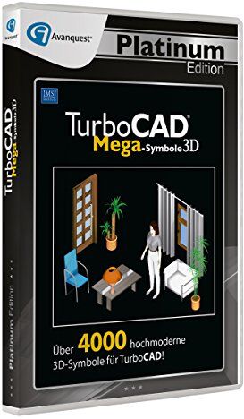 Avanquest TurboCAD Mega-Symbole 3D Platinum Edition