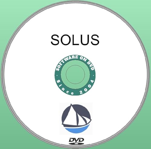 Software on DVD Ultima versione del sistema operativo Solus Linux OS "Budgie" su DVD