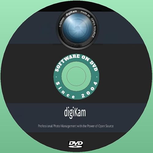 Generico L'ultima nuova versione dell'applicazione software di fotoritocco digiKam per Windows su DVD