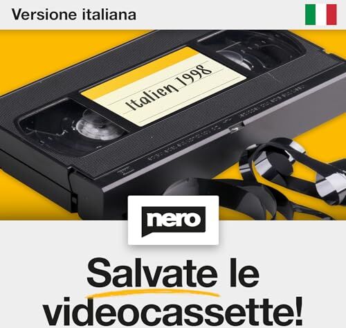 Nero Salvataggio cassette video molto facile senza conoscenze precedenti   S-VHS   Hi8   Super 8   DVD a PC   1 PC   Software di editing video Windows 11 / 10 / 8 / 7