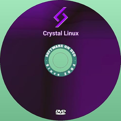 Software on DVD Latest New Release Crystal Linux Operating System on DVD