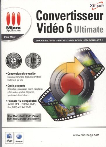 Avanquest Convert Video Ultimate 6, Mac, FR