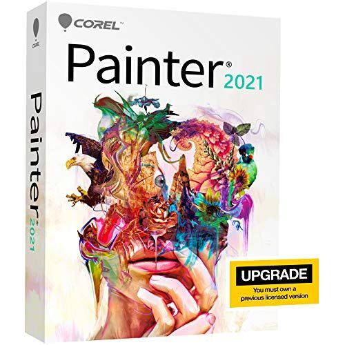 Corel Painter 2021 Upgrade   Digital Painting Software   Illustration, Concept, Photo, and Fine Art [Box PC/Mac Serial Key]