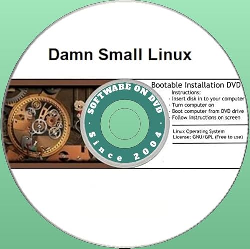 Software on DVD Ultima nuova versione Damn Small Linux su DVD