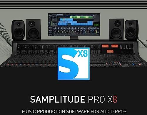 MAGIX SAMPLITUDE Pro X8 Il Maestro dell'Audio Pro   Registrazione, Editing, Mixing e Mastering   Software audio   Programma musicale   per Windows 10/11 PC   Licenza per 1 PC