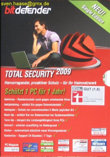 Bitdefender Total Security 2009 1 Jahr/1 User Single Edit