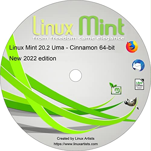 Linux S World Linux Mint 19.3 Sistema operativo completo e software DVD a 64 bit