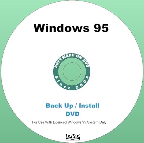 Generic DVD di installazione di backup sostitutivo Lingua italiana per supporto USB Windows 95