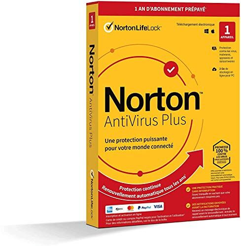 Symantec Norton Life Lock Antivirus PLUS 1 User, 1 Device, 1 Jahr, Box