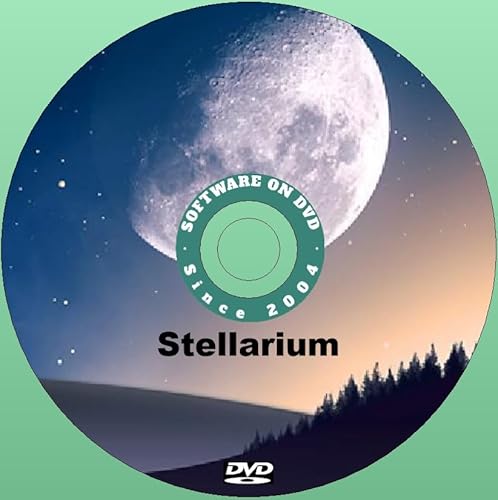 Software on DVD Ultima nuova versione dell'app software di astronomia Stellarium Planetarium per Windows su DVD