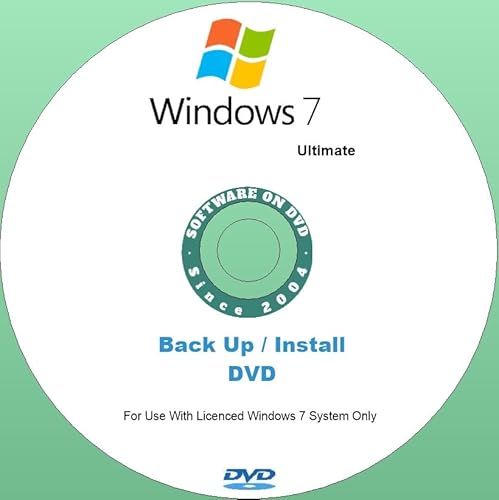 Generic DVD di installazione sostitutivo per Windows 7 Ultimate con SP1 32 o 64 Bit Lingua italiana (32 Bit)