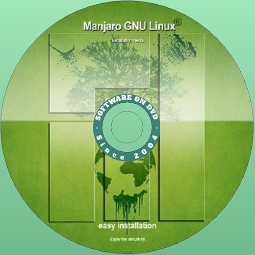 Software on DVD Ultima nuova release Manjaro Linux "Cinnamon" per PC su DVD