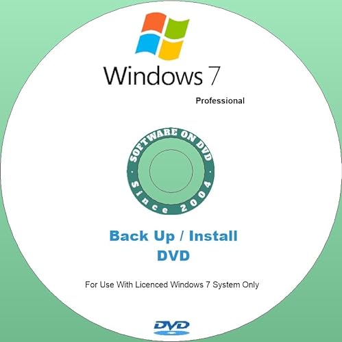 Generic DVD di installazione sostitutivo per Windows 7 Professional con SP1 Lingua Italiana 32 o 64 Bit (32 Bit)