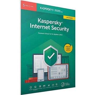 Kaspersky Internet Security 5 Geräte Upgrade (Code in a Box) (FFP). Für Windows 7/8/10/MAC/Android Kaspersky Internet Security 5 Geräte Upgrade (Code in a Box) (FFP). Für Windows 7/8/10/MAC/Android