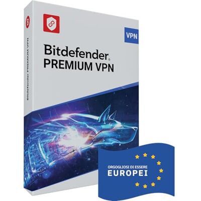 Bitdefender Premium VPN 10 Dispositivi 1 Anno PC/Mac/Smartphone Codice Attivazione Postale Bitdefender Premium VPN 10 Dispositivi 1 Anno PC/Mac/Smartphone Codice Attivazione Postale