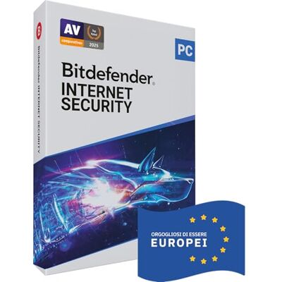Bitdefender Internet Security 2026 1 Dispositivo 1 Anno PC Codice di Attivazione per Posta Bitdefender Internet Security 2026 1 Dispositivo 1 Anno PC Codice di Attivazione per Posta