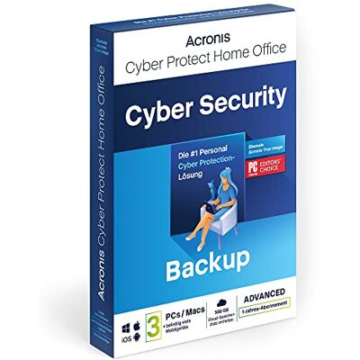 Acronis Cyber Protect Home Office 2023 Advanced 500 GB di Cloud Storage 3 PC/Mac 1 Anno Windows/Mac/Android/iOS Codice d'attivazione via posta Acronis Cyber Protect Home Office 2023 Advanced 500 GB di Cloud Storage 3 PC/Mac 1 Anno Windows/Mac/Android/iOS Codice d'attivazione via posta