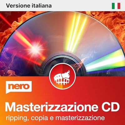 Nero Masterizzazione CD e Copia CD 2026 Burning ROM Software CD Burner Professionale Backup e Ripping Audio Licenza a Vita 1 PC Windows 11/10 Nero Masterizzazione CD e Copia CD 2026 Burning ROM Software CD Burner Professionale Backup e Ripping Audio Licenza a Vita 1 PC Windows 11/10