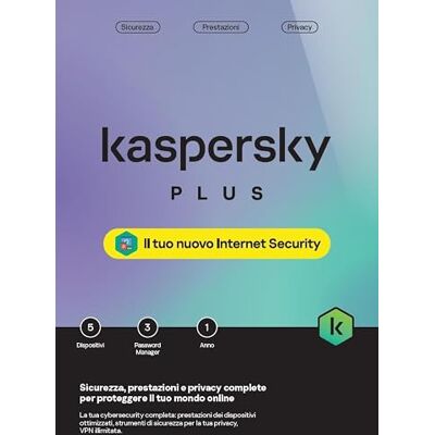 Kaspersky Plus - Sicurezza antivirus avanzata Kaspersky Plus - Sicurezza antivirus avanzata
