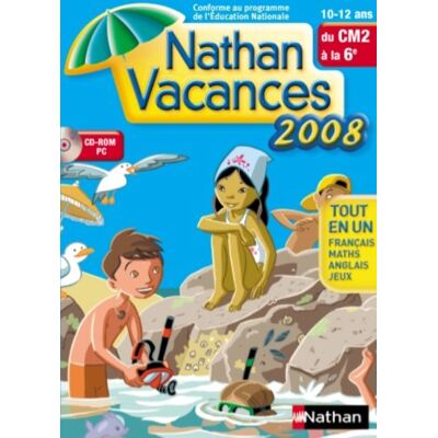 Difuzed Nathan Vacances 2008 : 10-12 ans : PC DVD ROM , FR Difuzed Nathan Vacances 2008 : 10-12 ans : PC DVD ROM , FR