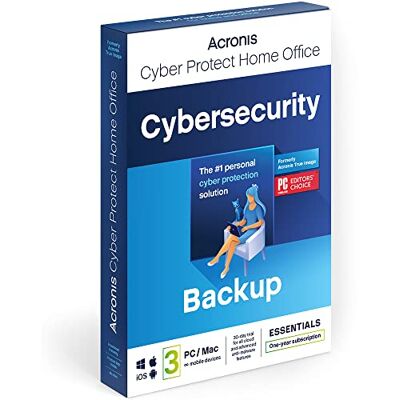 Acronis Cyber Protect Home Office 2023 Essentials 3 PC/Mac 1 Anno Windows/Mac/Android/iOS Backup Codice d'attivazione via posta Acronis Cyber Protect Home Office 2023 Essentials 3 PC/Mac 1 Anno Windows/Mac/Android/iOS Backup Codice d'attivazione via posta