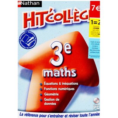 Difuzed Hit College : Maths 3eme (14-15 ans) : PC DVD ROM , FR Difuzed Hit College : Maths 3eme (14-15 ans) : PC DVD ROM , FR