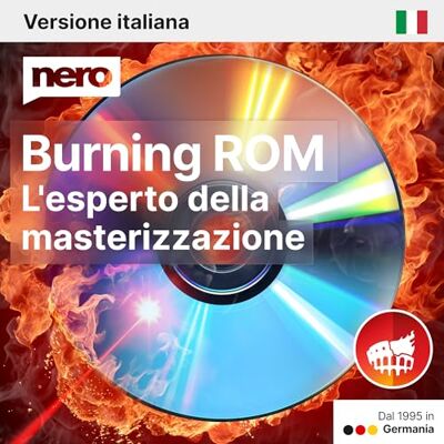 Nero Burning ROM 2026 L’Originale Software di Masterizzazione Masterizza, Copia, Rippa e Proteggi CD DVD Blu-ray Licenza a Vita 1 PC Windows 11/10 Nero Burning ROM 2026 L’Originale Software di Masterizzazione Masterizza, Copia, Rippa e Proteggi CD DVD Blu-ray Licenza a Vita 1 PC Windows 11/10
