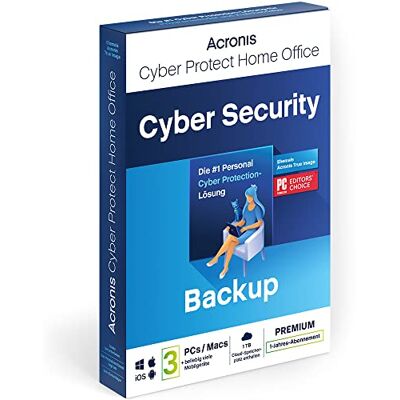 Acronis Cyber Protect Home Office 2023 Premium 1000 GB di Cloud Storage 3 PC/Mac 1 Anno Windows/Mac/Android/iOS Codice d'attivazione via posta Acronis Cyber Protect Home Office 2023 Premium 1000 GB di Cloud Storage 3 PC/Mac 1 Anno Windows/Mac/Android/iOS Codice d'attivazione via posta