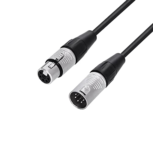 Adam Hall Cables 4 STAR DGH 1500 Cavo DMX REAN XLR 5 poli femmina su XLR 5 poli, 15 m