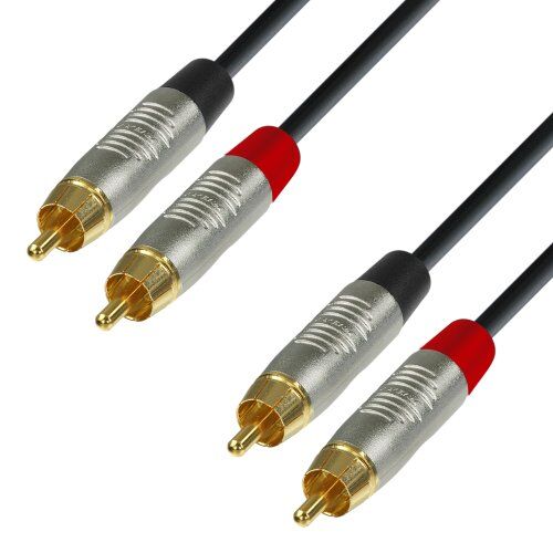 Adam Hall Cables 4 STAR TCC 0150 Cavo audio REAN 2 x RCA maschio a 2 x RCA maschio 1,5 m