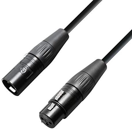 Adam Hall Cables 4 STAR MMF 0150 KRYSTAL Cavo microfono OCC XLR femmina a XLR maschio 1,5 m