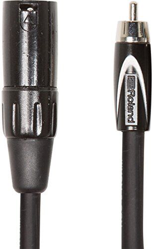 Roland Cavo di interconnessione  Black Series—da XLR maschio a RCA, 3m /10ft