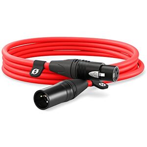 RØDE XLR-3 Cavo XLR premium (3m, Rosso) RØDE XLR-3 Cavo XLR premium (3m, Rosso)