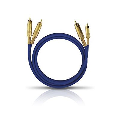 OEHLBACH NF 1 Master 1000 Eccellente cavo cinch audio stereo analogico 2x Cinch/2x Cinch, spina in metallo, schermatura 10 m blu OEHLBACH NF 1 Master 1000 Eccellente cavo cinch audio stereo analogico 2x Cinch/2x Cinch, spina in metallo, schermatura 10 m blu