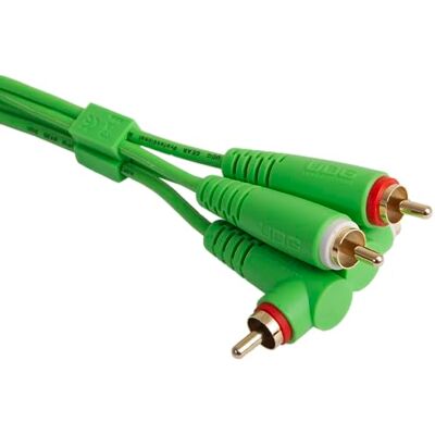 UDG Set di cavi audio RCA dritti RCA angolati, 3 m, colore: Verde UDG Set di cavi audio RCA dritti RCA angolati, 3 m, colore: Verde