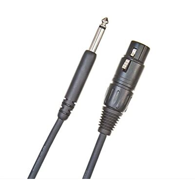 Waves D'Addario Cavo Sbilanciato per Microfono Classic, Connettore XLR Jack di 6,35 mm, 7,6 mt Waves D'Addario Cavo Sbilanciato per Microfono Classic, Connettore XLR Jack di 6,35 mm, 7,6 mt