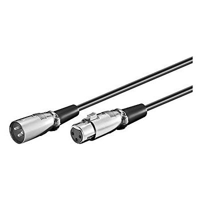 goobay 50705 Cavo di Connessione XLR, Nero, 2m Lunghezza del Cavo goobay 50705 Cavo di Connessione XLR, Nero, 2m Lunghezza del Cavo