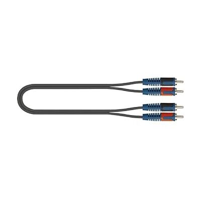 QUIK LOK Cavo Adattatore Stereo Jack 3,5 mm Maschio a 2 RCA Maschio, Lunghezza 3 Metri, per Audio Hi-Fi, Mixer, PC, TV e Impianti Sonori QUIK LOK Cavo Adattatore Stereo Jack 3,5 mm Maschio a 2 RCA Maschio, Lunghezza 3 Metri, per Audio Hi-Fi, Mixer, PC, TV e Impianti Sonori