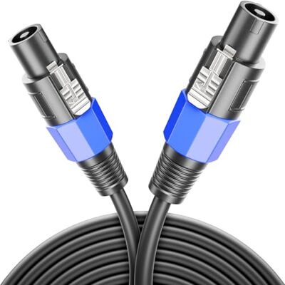 deleyCON 2m PA Altoparlante Qualità Studio in puro Rame OFC Collegamento per PA 2 Poli 2x 2,5mm² (AWG13) 8,3mm Blocco Metallo deleyCON 2m PA Altoparlante Qualità Studio in puro Rame OFC Collegamento per PA 2 Poli 2x 2,5mm² (AWG13) 8,3mm Blocco Metallo