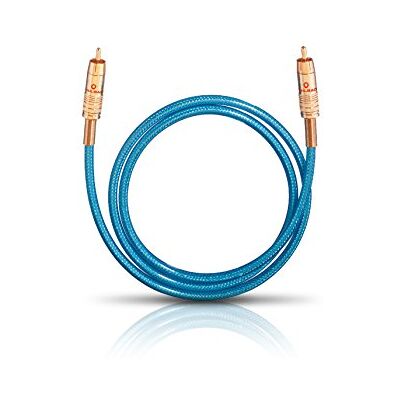 OEHLBACH NF 113 DI 1500 Cavo Cinch Audio Digitale Cavo coassiale S/PDIF di alta qualità, schermatura multipla, 75 Ohm 15m blu OEHLBACH NF 113 DI 1500 Cavo Cinch Audio Digitale Cavo coassiale S/PDIF di alta qualità, schermatura multipla, 75 Ohm 15m blu