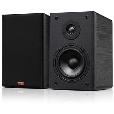 Pyle Altoparlanti da scaffale da 16,5 cm, coppia di altoparlanti da scaffale cablati con staffe per montaggio a parete, home theater HiFi a 2 vie con cono di carta, tweeter a cupola morbida, design Pyle Altoparlanti da scaffale da 16,5 cm, coppia di altoparlanti da scaffale cablati con staffe per montaggio a parete, home theater HiFi a 2 vie con cono di carta, tweeter a cupola morbida, design