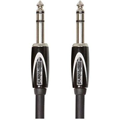 Roland 210800099 Cavo interconnessione, TRS 1/4”-1/4”, bilanciato, 3 m Roland 210800099 Cavo interconnessione, TRS 1/4”-1/4”, bilanciato, 3 m