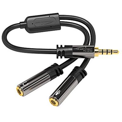 KabelDirekt – Adattatore Cavo 3 – 3,5mm KabelDirekt – Adattatore Cavo 3 – 3,5mm