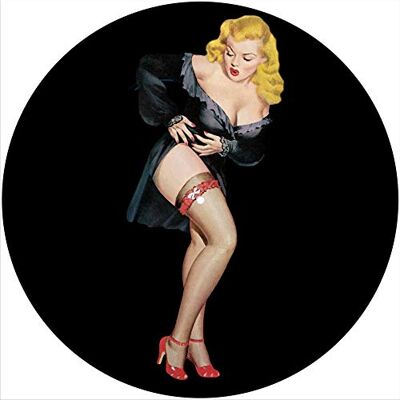 Generic Slipmat Slip Mat Scratch Pad Feltro per qualsiasi 12" LP DJ Vinyl Giradischi Giradischi Grafica personalizzata Pinup Black Negligee Generic Slipmat Slip Mat Scratch Pad Feltro per qualsiasi 12" LP DJ Vinyl Giradischi Giradischi Grafica personalizzata Pinup Black Negligee