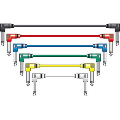 Citronic Set 6 Cavi Patch Audio Jack 6.3mm Mono Angolati 0,5m – Cavi Professionali Schermati Multicolore per Effetti e Collegamenti Audio Citronic Set 6 Cavi Patch Audio Jack 6.3mm Mono Angolati 0,5m – Cavi Professionali Schermati Multicolore per Effetti e Collegamenti Audio