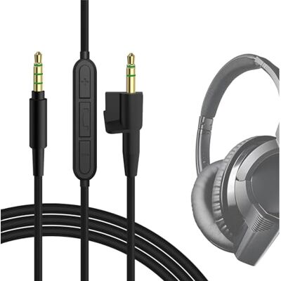 GEEKRIA Cavo audio microfono compatibile con Bose AE2i, AE2w, cuffie AE2, cavo stereo di ricambio da 2,5 mm a 3,5 mm con microfono inline e controllo del volume (1,2 m / 4 ft) GEEKRIA Cavo audio microfono compatibile con Bose AE2i, AE2w, cuffie AE2, cavo stereo di ricambio da 2,5 mm a 3,5 mm con microfono inline e controllo del volume (1,2 m / 4 ft)