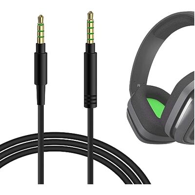 GEEKRIA Cavo audio compatibile con Astro A40 TR, A40, A30, A10 Gen 2 e A10, cavo stereo di ricambio da 3,5 mm, 1,7 m GEEKRIA Cavo audio compatibile con Astro A40 TR, A40, A30, A10 Gen 2 e A10, cavo stereo di ricambio da 3,5 mm, 1,7 m