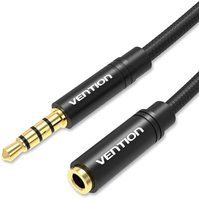 VENTION Prolunga Cuffie Jack 3,5mm Cavo Audio Stereo Prolunga Aux Maschio a Femmina 2m Laptops, Desktops, iPad, Tablet, MP3 ecc VENTION Prolunga Cuffie Jack 3,5mm Cavo Audio Stereo Prolunga Aux Maschio a Femmina 2m Laptops, Desktops, iPad, Tablet, MP3 ecc